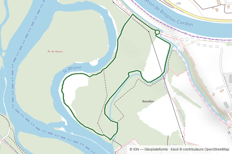 Sentier des lônes et îles du Haut-Rhône