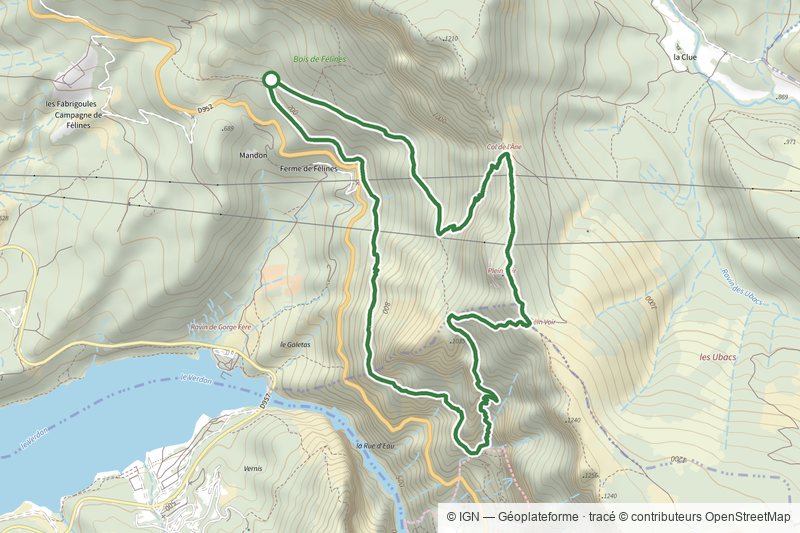 Au Sud du Col de l'Âne