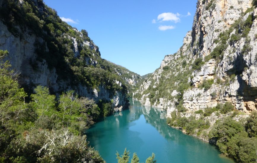 Basses gorges du Verdon - sentier du garde-canal