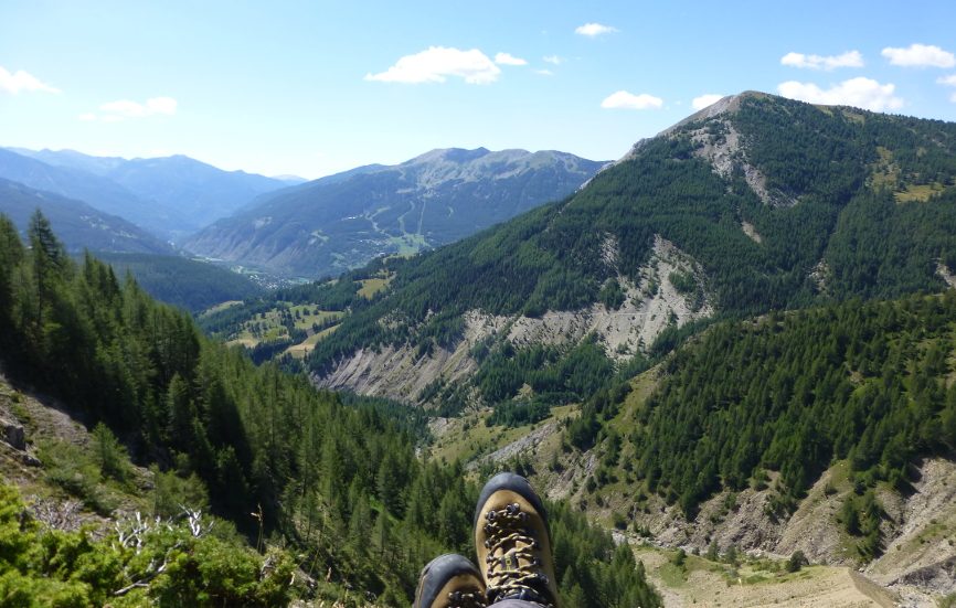 Sommet de Rochegrand depuis le GR56