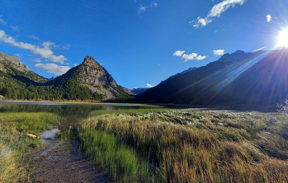 Vue sur le lac des Sagnes