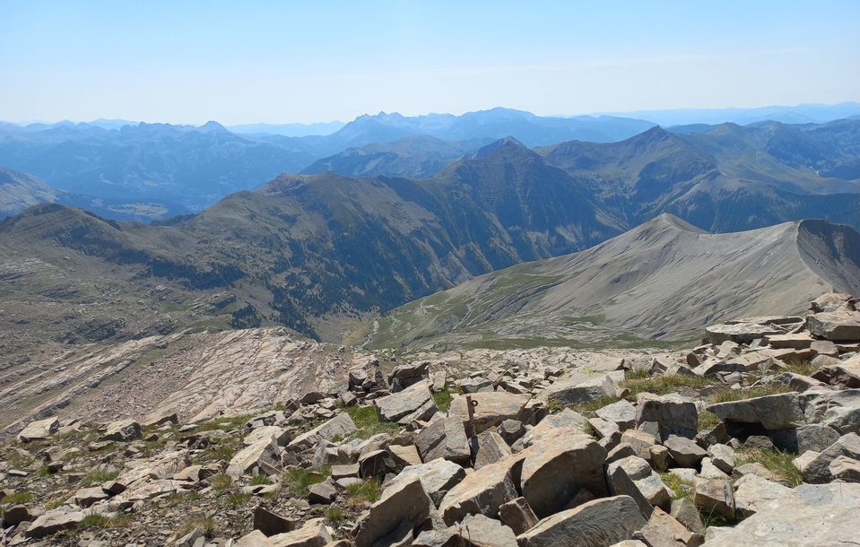 Le sommet de l'Estrop (2 961 m) en 2 jours