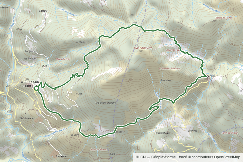 Tour du Mont d'Auvare