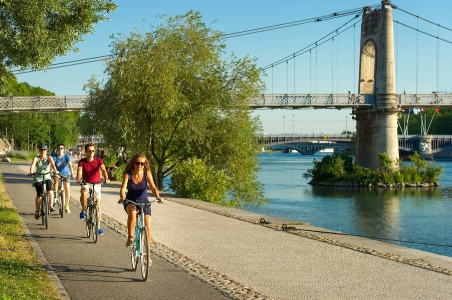 ViaRhôna à vélo - Étape 10 - Lyon > St-Romain-en-Gal / Vienne