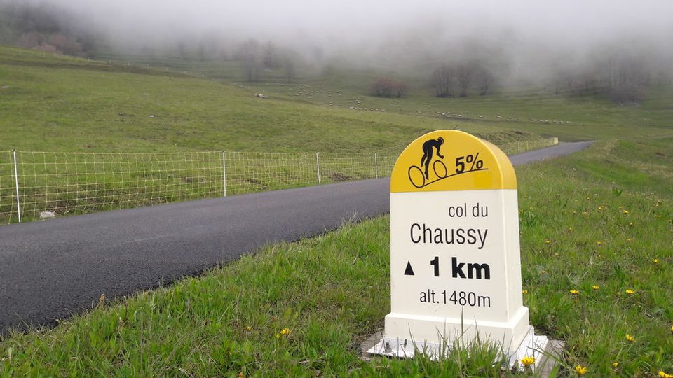 Montée cyclo du Col du Chaussy
