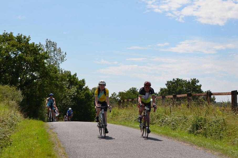 Cyclos après une ascension