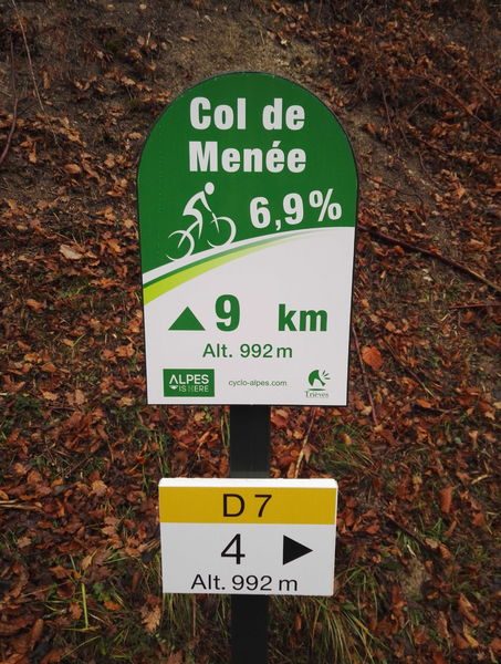 Col de Menée - Itinéraire cyclo