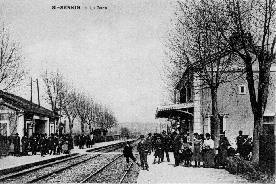 la gare de Saint-Sernin