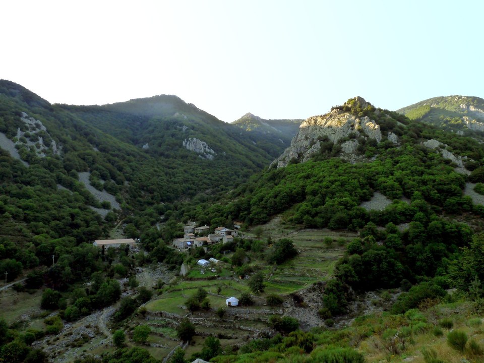 Hameau du Mazoyer au couchant