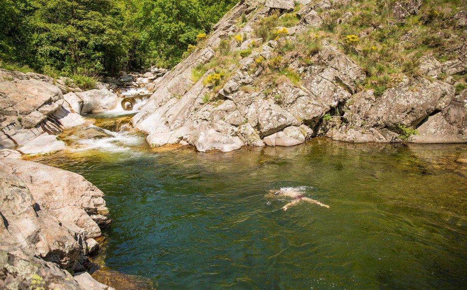 une vasque dans la Volane