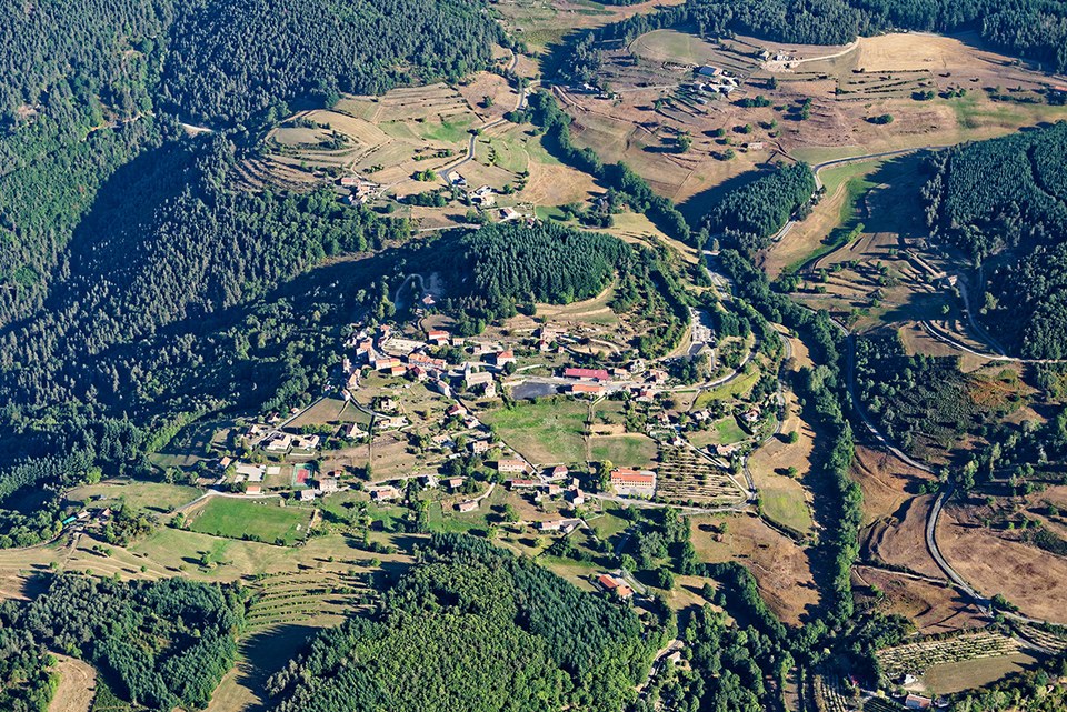 Saint-Julien-Labrousse vue du ciel