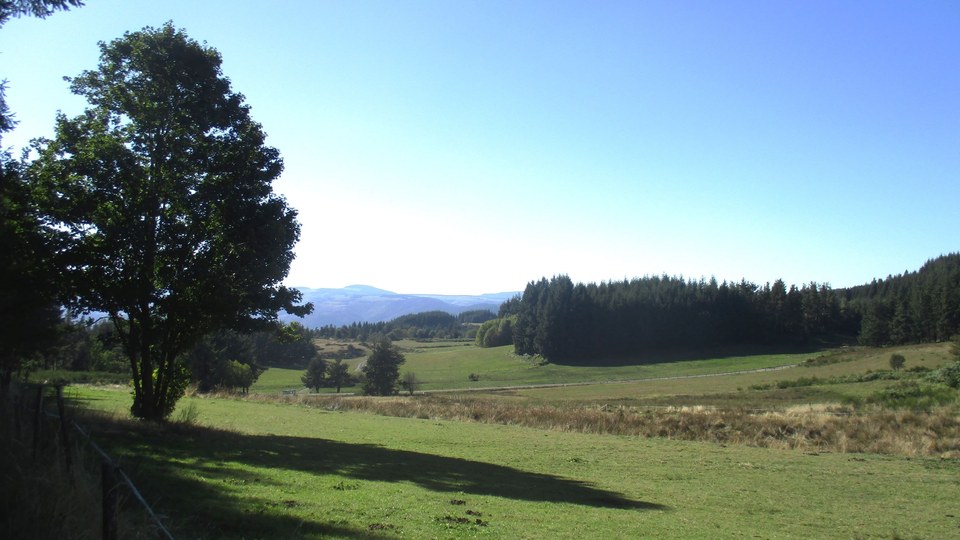 Vue du plateau proche de Beauvert