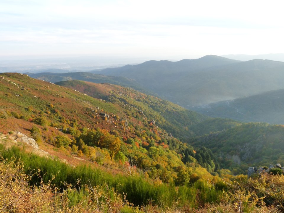 Vallée de la Besorgues en fin d'été depuis la cîme de Rouyon