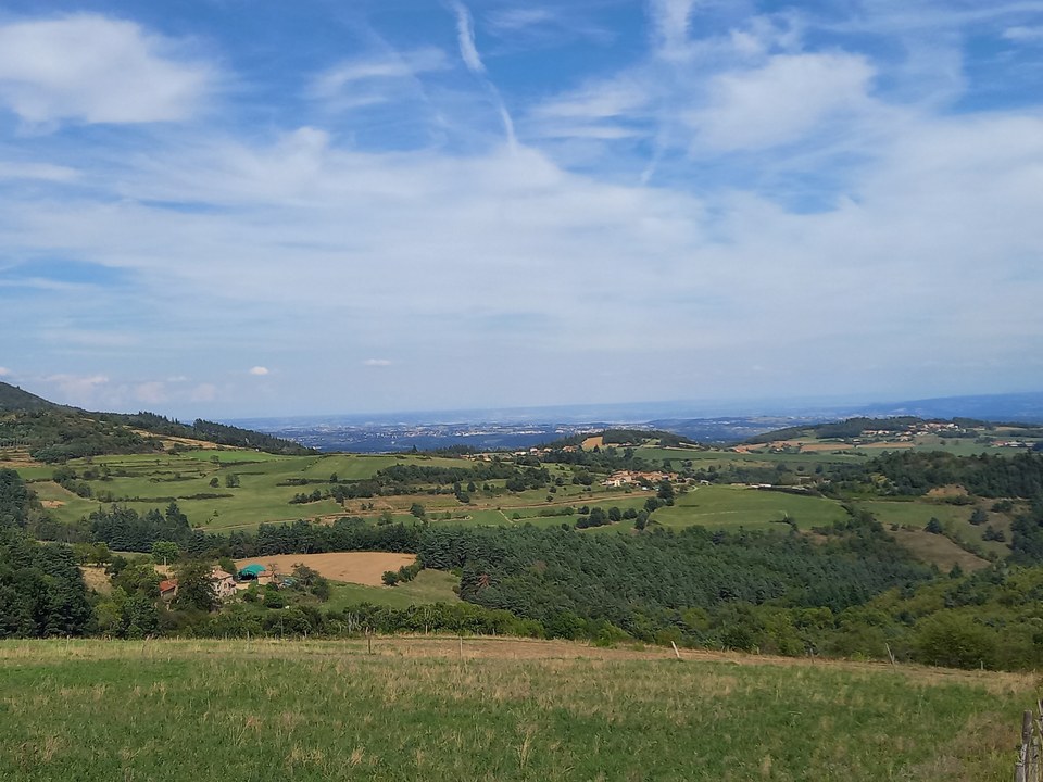 Vue sur la vallée