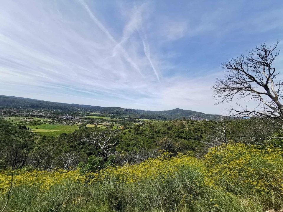 Vue sur la plaine de Vallon