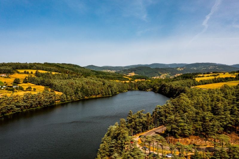Vue sur le lac du Ternay