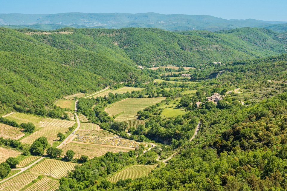 Point de vue sur la vallée de la Nègue