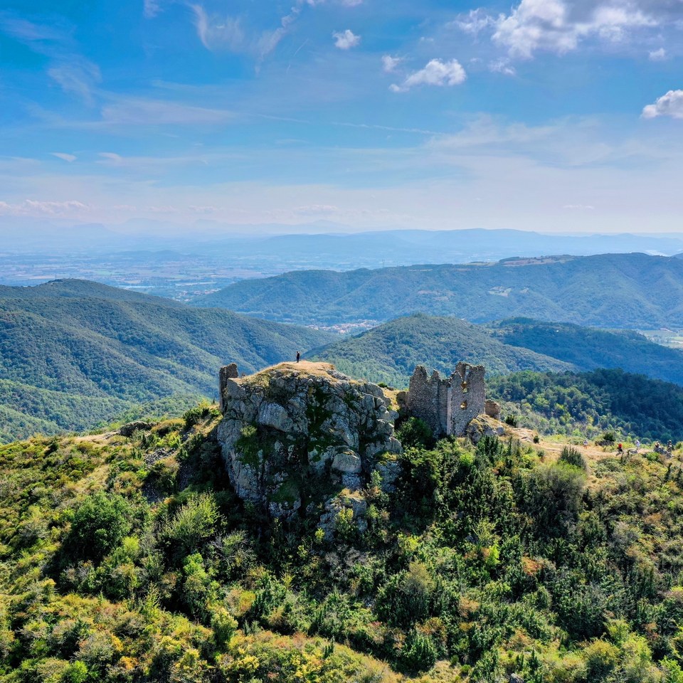 Le site des ruines du Château de Pierre-Gourde