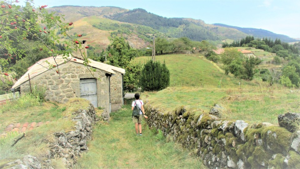 Sentier à Serrepuy