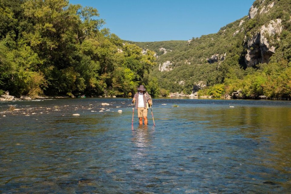 Sentier amont de la rando des Gorges de l’Ardèche