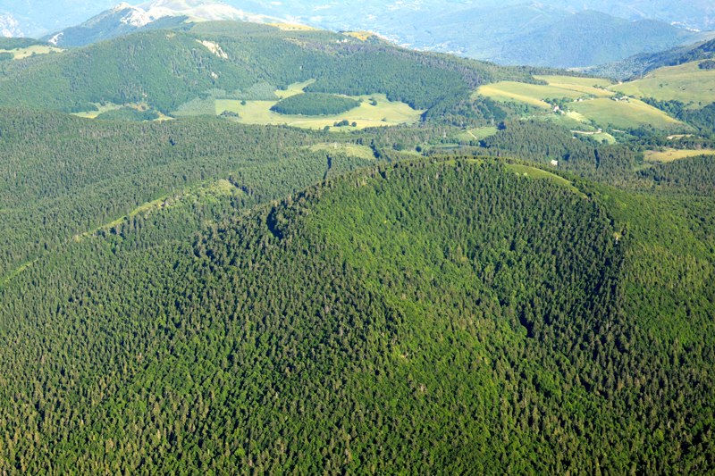 Suc de Bauzon Sentier du Partage - Usclades-et-Rieutord