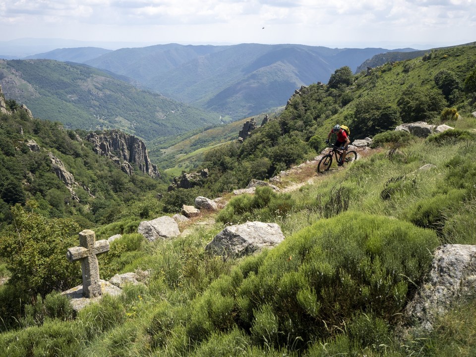 Tour VTT des Cévennes d'Ardèche - Etape 2