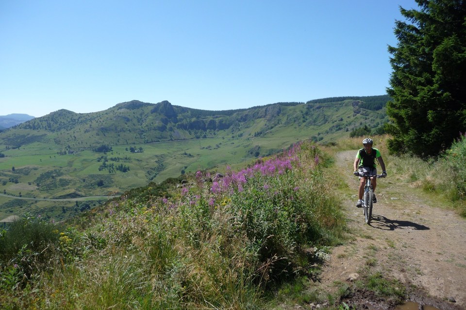Traversée VTT des Monts d'Ardèche (étape 2)