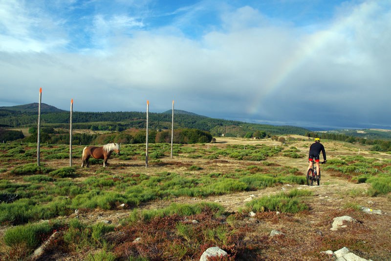 Traversée VTT des Monts d'Ardèche (étape 3)