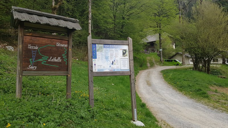 Panneau information canyon
