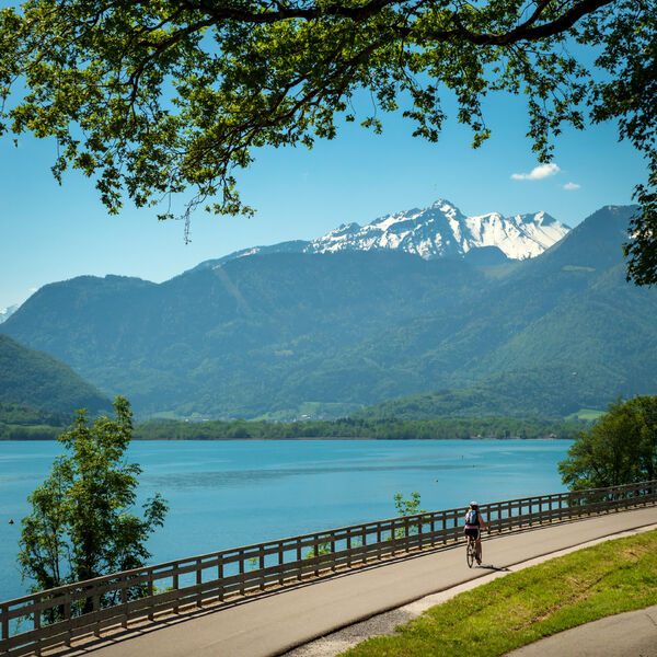 Tour des Bauges à vélo - Lac d'Annecy - De Doussard à Annecy