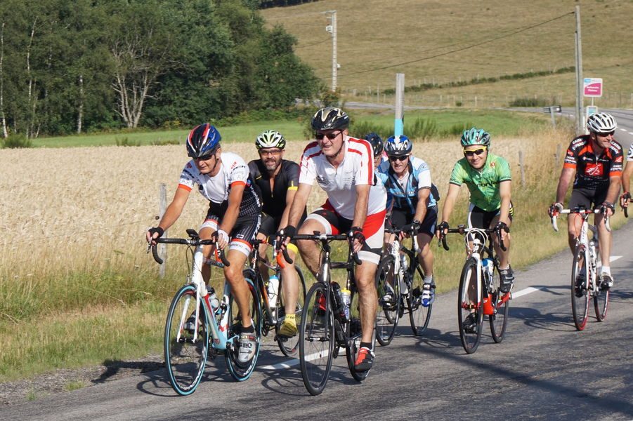 Parcours vélo du col de la République versant sud