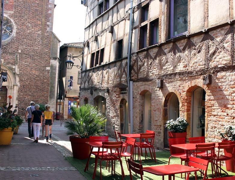 Quartier moyenâgeux de Châtillon sur Chalaronne