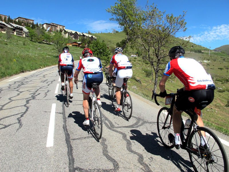 Arrivée sur l'Alpe d'Huez