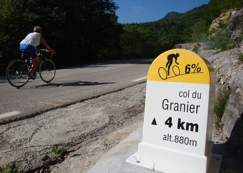 Montée cyclo du Col du Granier depuis Chambéry