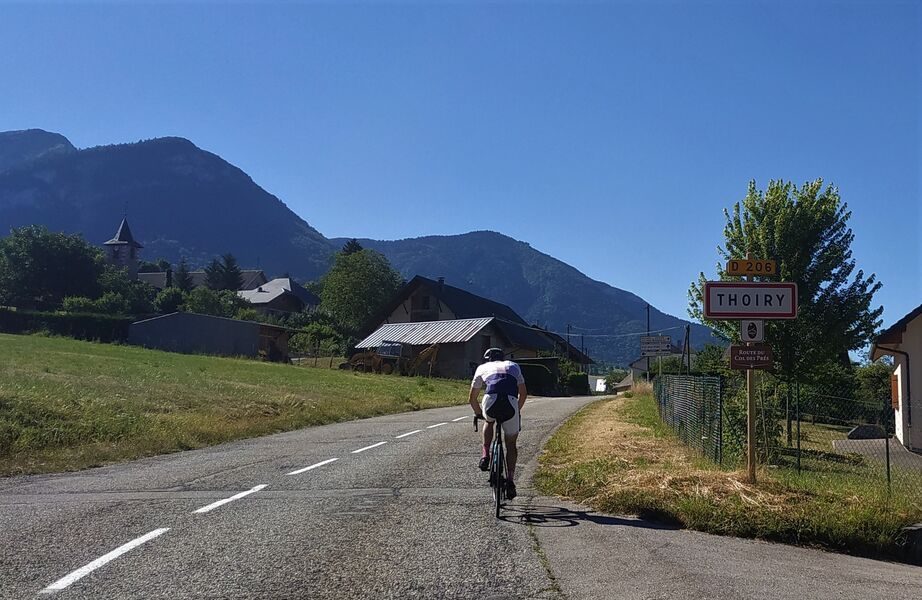 Montée du col