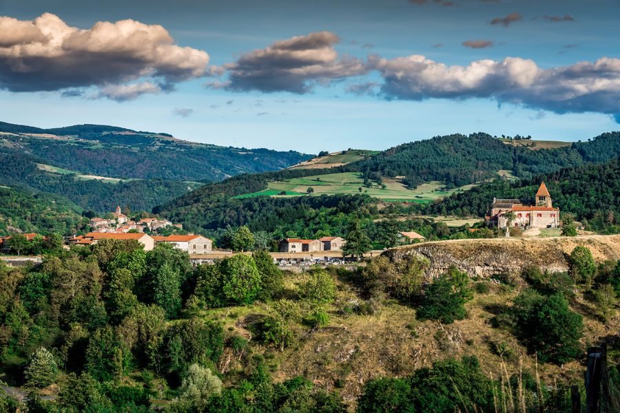 Le village de Chanteuges