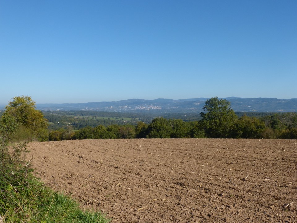 Thiers depuis le village de la Siarre