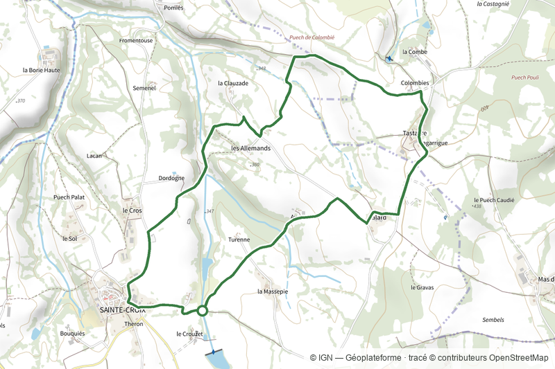 Balade autour de Sainte-Croix - Circuit 3