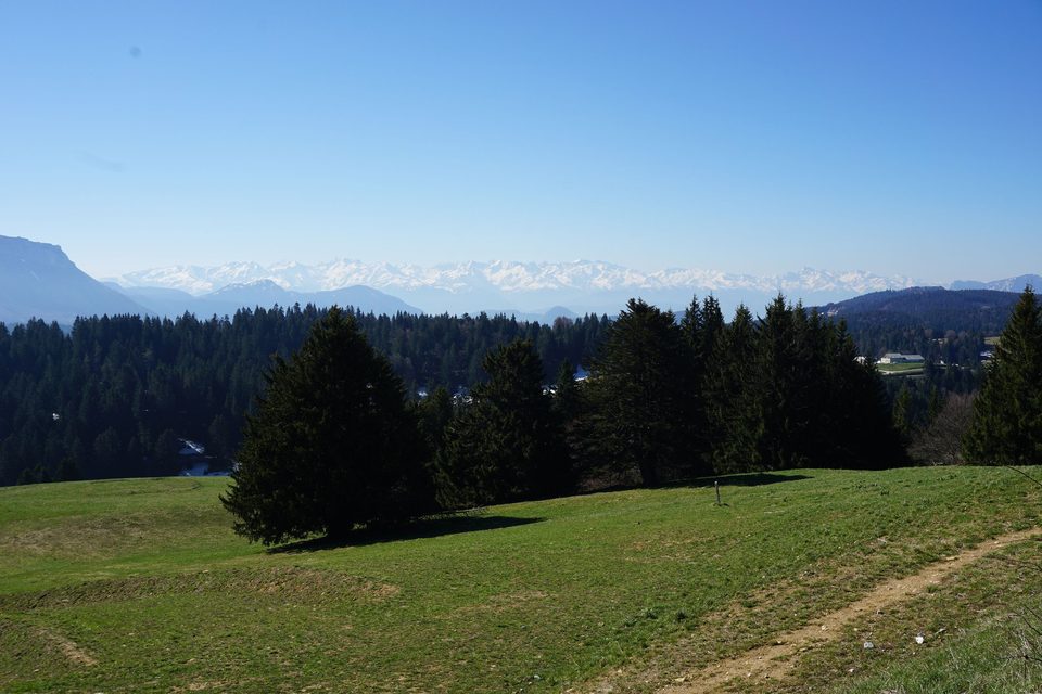 Vue depuis le belvédère du Revard