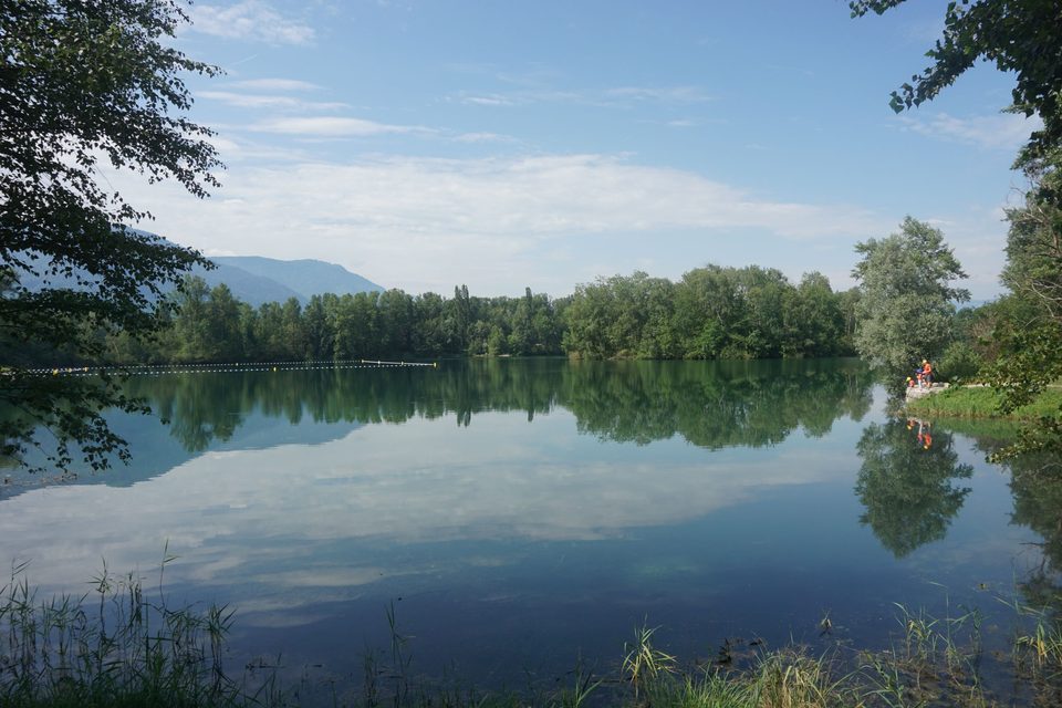 Le lac de Grésy-sur-Isère