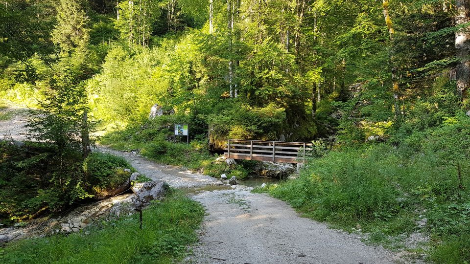 Passerelle à proximité de la Fontaine du Fayard