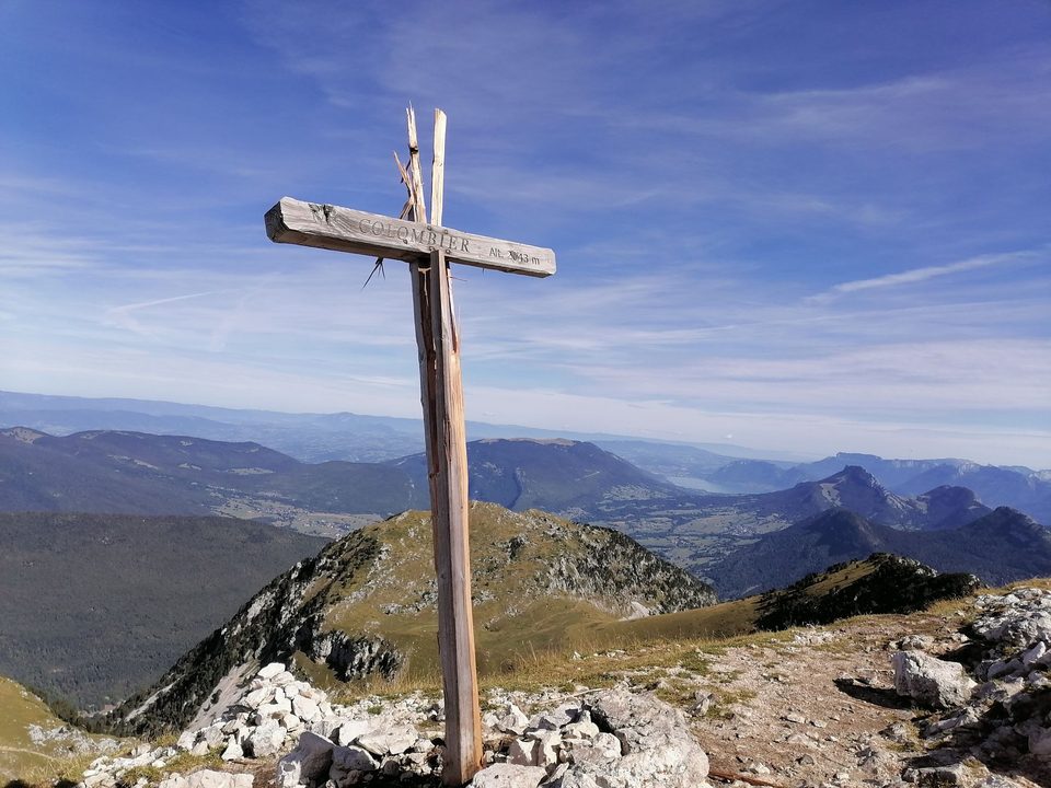 Le Mont Colombier depuis Aillon-le-Vieux