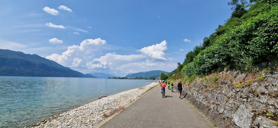 Tour des Bauges à vélo - Demi-étape Aix-les-Bains/Chambéry