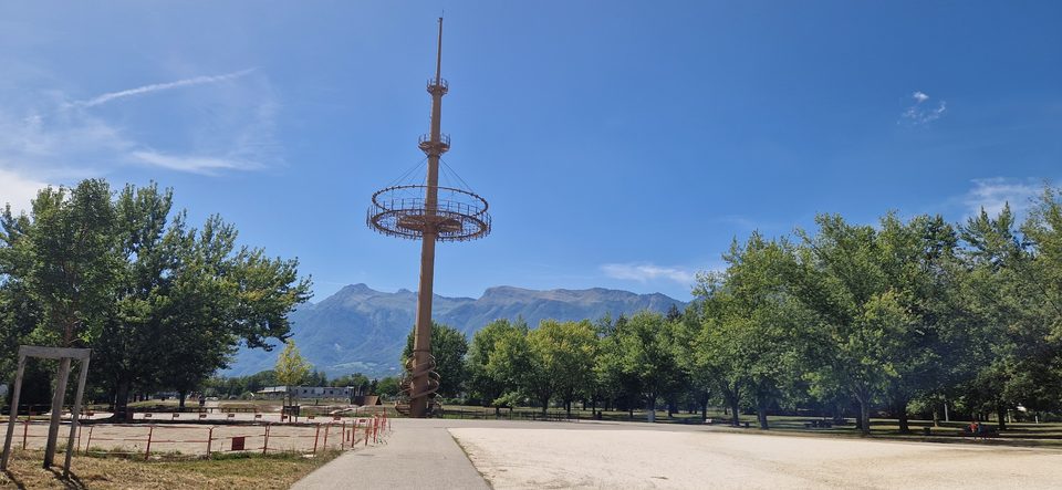 La flamme olympique des Jeux d'Albertville de 1992