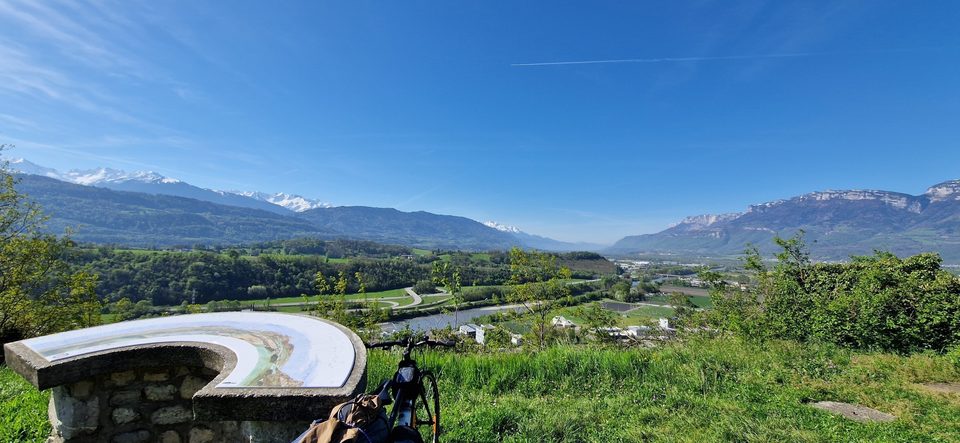 Point de vue depuis le fort de Montmélian