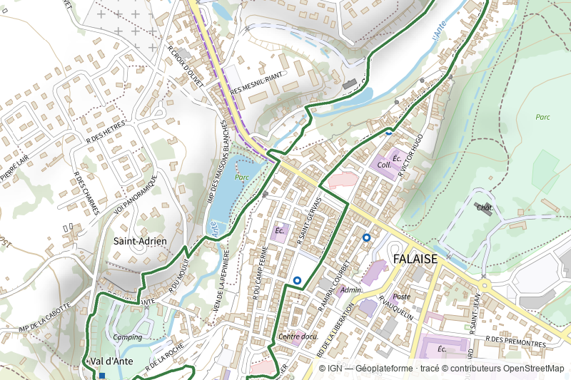 Circuit des Remparts de Falaise version classique