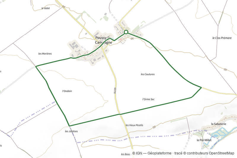 Autour de Poussy-la-Campagne