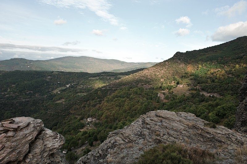 Vue du col de Prentigarde côté Saint-Germain-de-Calberte