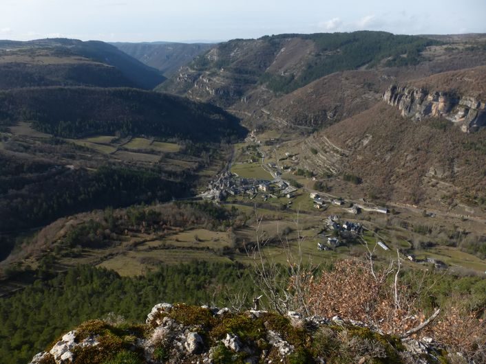 Vue sur la vallée du Trévezel