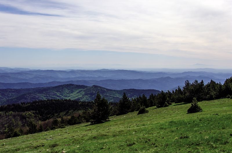 Vue de l'observatoire du Mont Aigoual